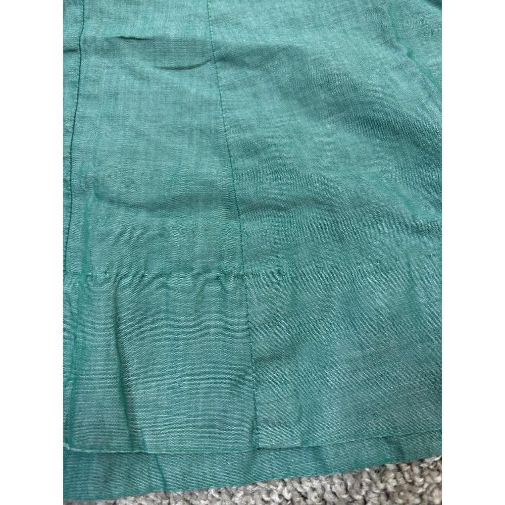 Girl Scouts Dress Uniform Girls XS Green Excellent Vintage Cotton Button Front - Picture 12 of 13